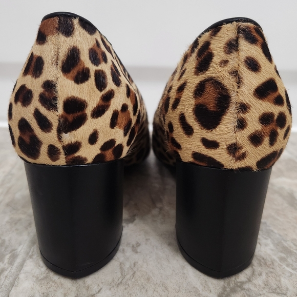 Marc Fisher Mana 6 Leopard Print Block Heel Pumps, Size: 9 - Picture 9 of 11